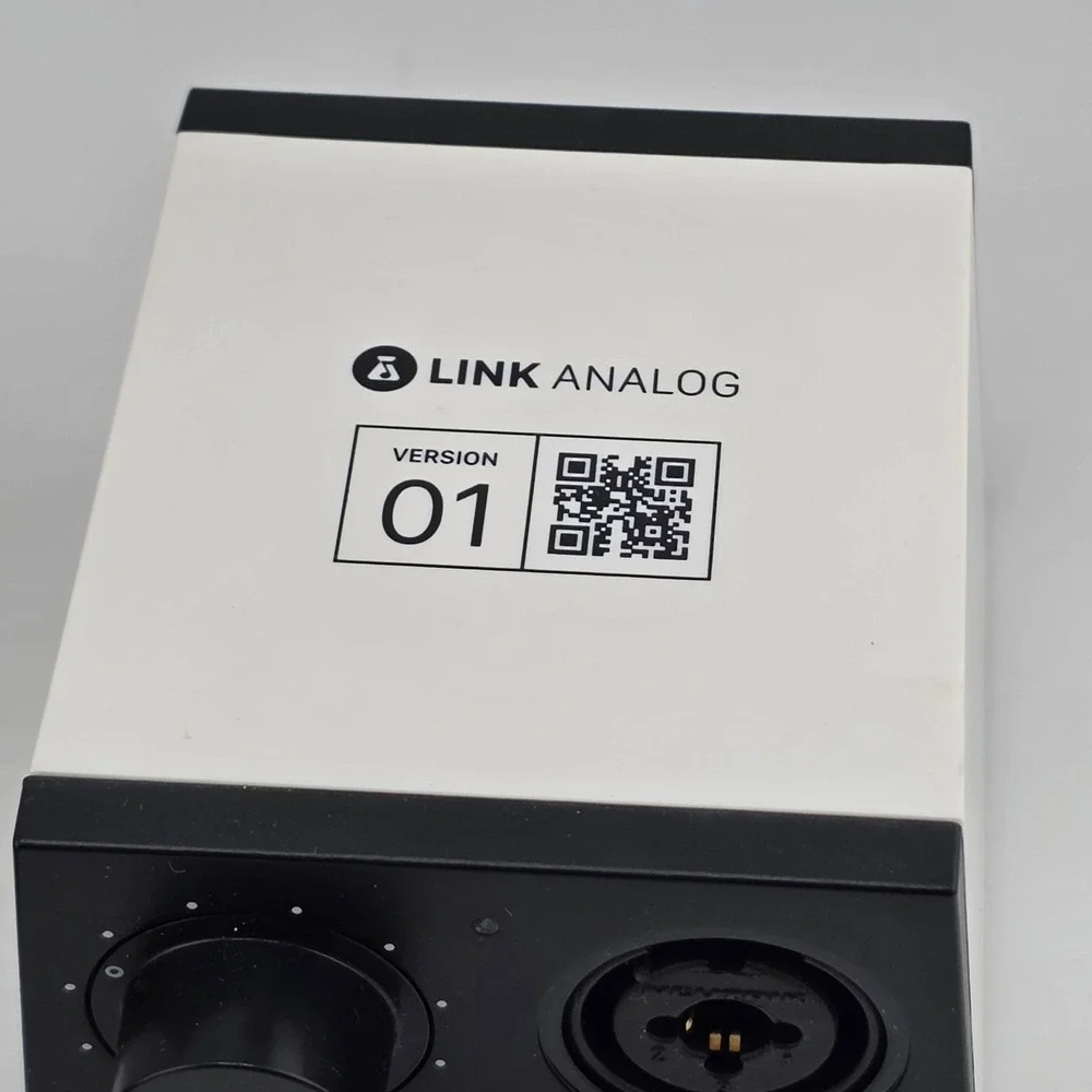 Analog White and Black Analog Audio Interface - Compact USB Mic Preamp